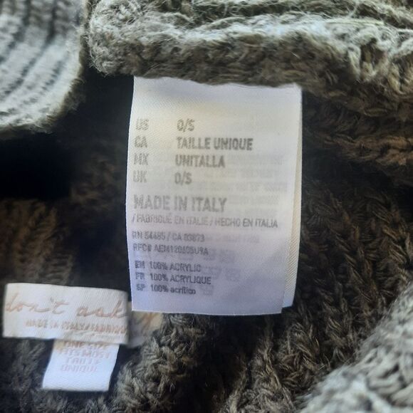 American Eagle Don't Ask Why Green Knit Sweater One Size - Picture 4 of 5